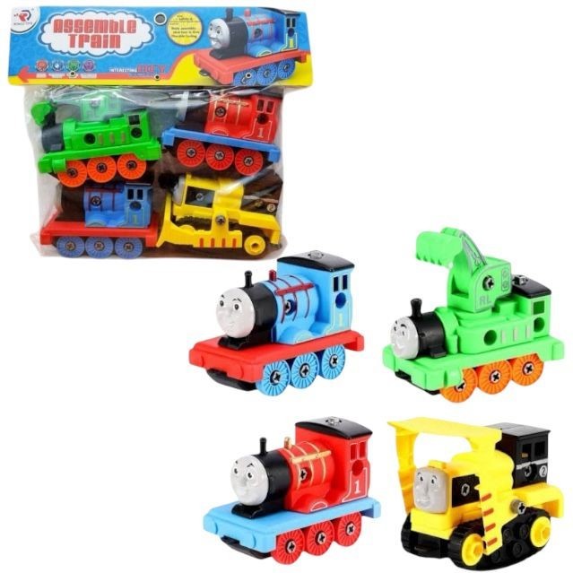 Brinquedo Infantil Trem Trenzinho Thomas Monta e Desmonta os Parafusos - Grande - HM TOYS