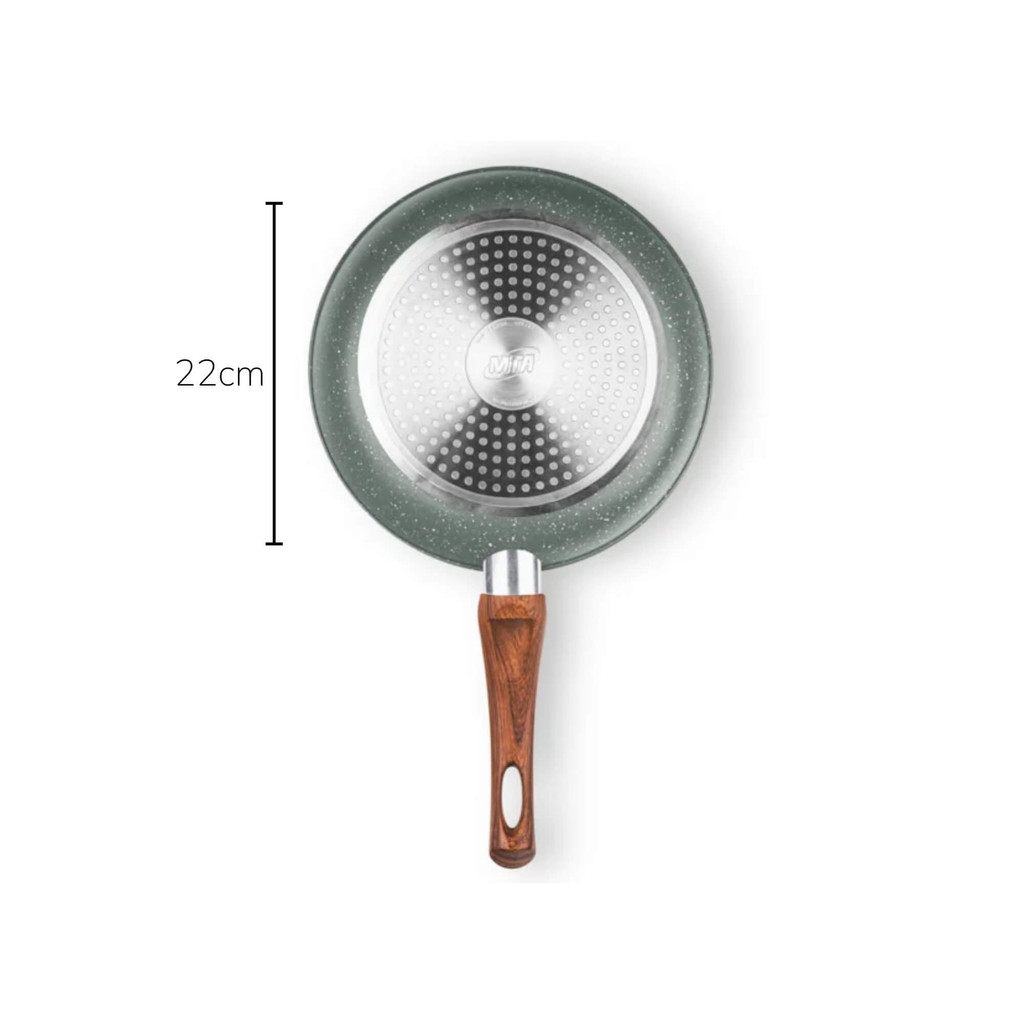 Frigideira Antiaderente Induction Pro Ceramic-Flon Garden N.22 1,4L 22cm MTA - 8539 em Oferta na Shopee