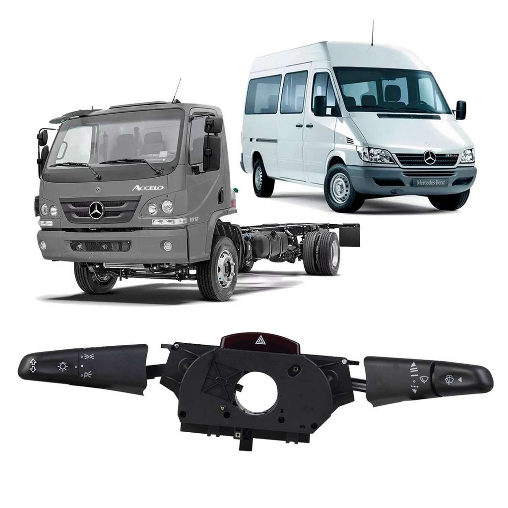 Chave Seta Sprinter 1996 A 2006 Accelo 2003 A 2012 Alavanca Eletricway em Oferta na Shopee