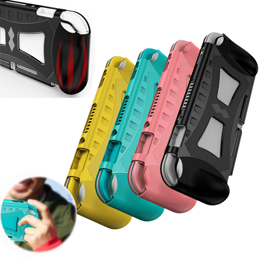 1 Pçs Para Nintendo Switch Lite Silicone Caso À Prova De Choque TPU Capa Protetora Escudo Com Aperto Ergonômico Nintend em Oferta na Shopee