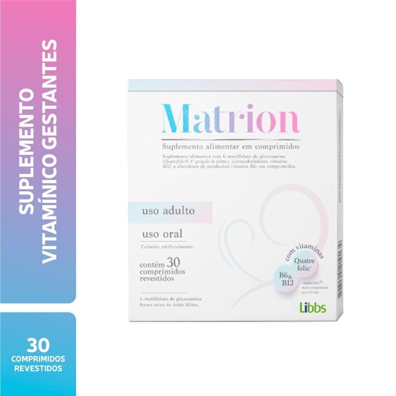 Suplemento Alimentar Matrion 30 Comprimidos Revestidos - Health