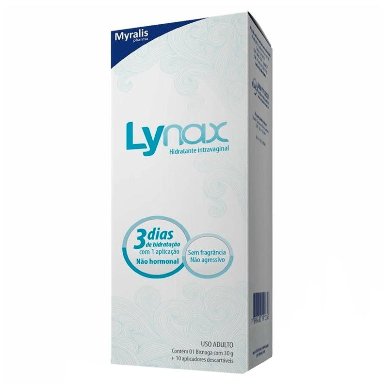 Hidratante Intravaginal Lynax 30g + 10 Aplicadores Descartáveis em Oferta na Shopee