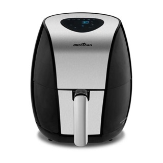Fritadeira Sem Óleo Air Fryer Digital Britânia BFR20PI 4 Litros Preta - 220V em Oferta na Shopee