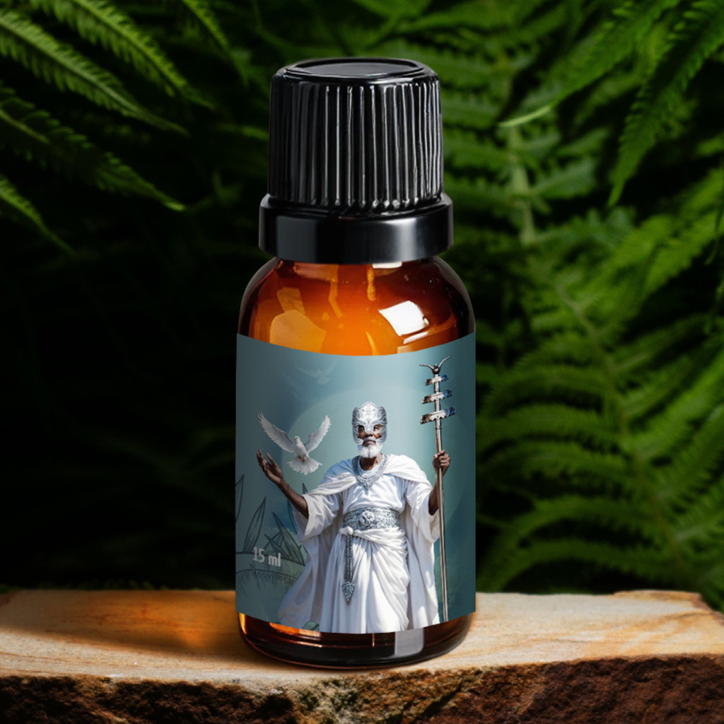 Essência Líquida Para Umidificador e Difusor Oxalá Aroma de Côco 15 ml Lua Mística