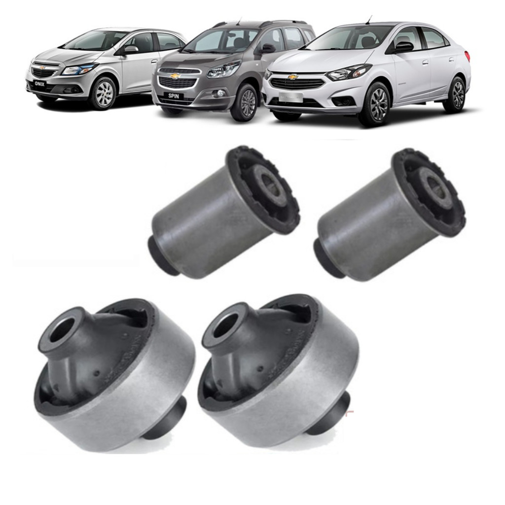 Kit Buchas Da Bandeja Balança Da Suspensão Dianteira Spin Onix Prisma Cobalt