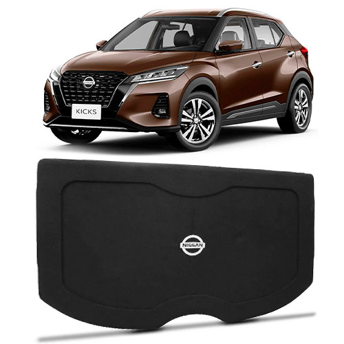 Tampão Porta Malas Nissan Kicks 2016 a 2025 R-Acoustic Bagagito Carpete Preto em Oferta na Shopee