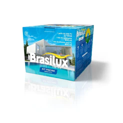Kit Tinta para Piscina PU Acrílico Cores 4,5L Brasilux
