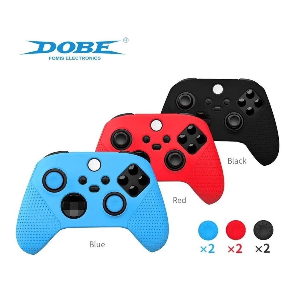 Capa Case Silicone Para Controle Xbox Séries X S + 2 Grips em Oferta na Shopee