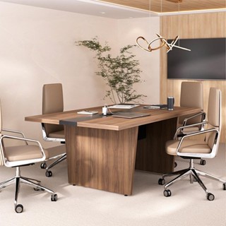 Mesa de Reunião Angra Nogal e Preta em Oferta na Shopee