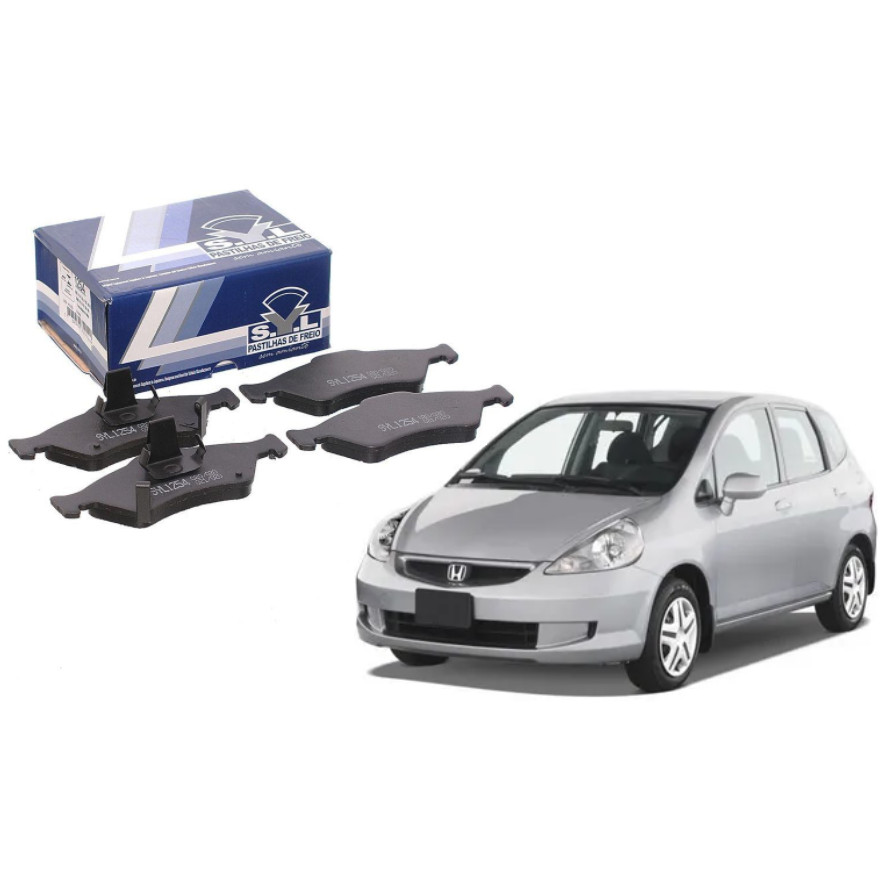 Pastilha Freio Honda Fit 1.4 1.5 Lx Mt At 03 A 09 Dianteiro