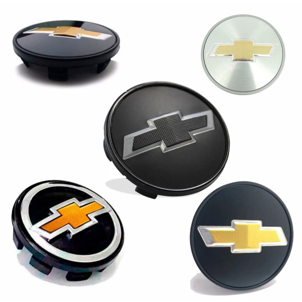 Jogo Calota Calotinha Miolo Centro GM Onix Prisma Cobalt Spin Cruze Cobalt p/ Roda com 51mm,55mm,59mm