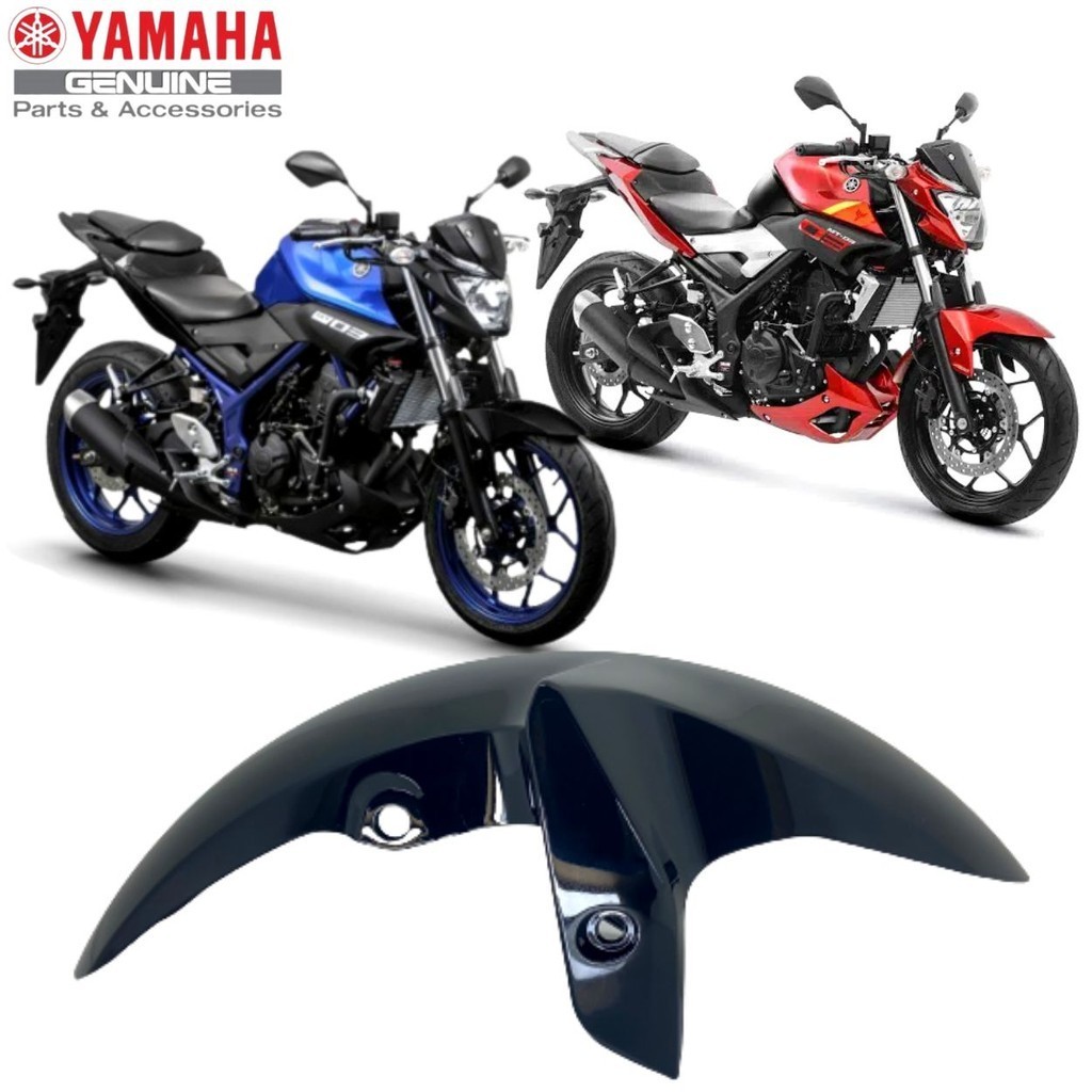PARA-LAMA DIANTEIRO PRETO MT03 2016 2017 2018 2019 2020 2021 ORIGINAL YAMAHA
