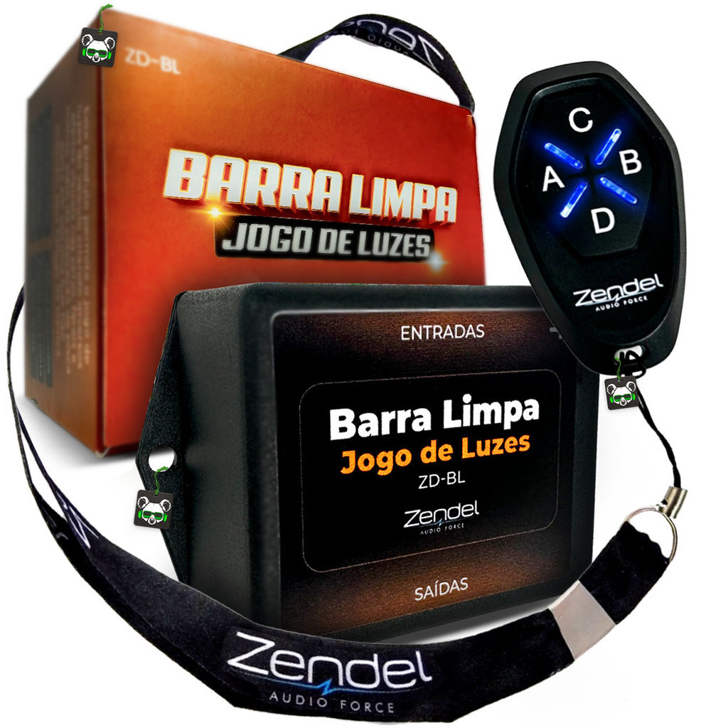 Jogo De Luzes Farol Alterna Pisca Alerta Barra Limpa + Controle Zendel em Oferta na Shopee
