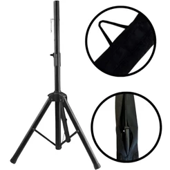 Kit Pedestal Suporte Tripé para Caixa de Som + Bag