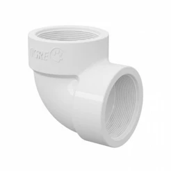 Joelho Roscável de PVC Branco 1/2" x
