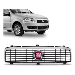 Grade Radiador Palio Siena 07/12 Moldura Cromada C/ Emblema em Oferta na Shopee