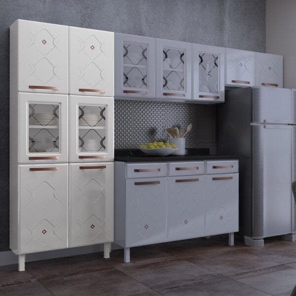 Paneleiro Duplo de Aço Mirage New Telasul Branco em Oferta na Shopee