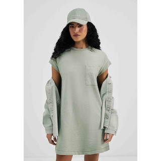 Vestido Básico Curto Texturizado Com Bolso Hering em Oferta na Shopee