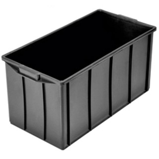 Caixa plástica 70 litros 72 x 35,5 cm sem tampa - Maxicaixa (Preto)
