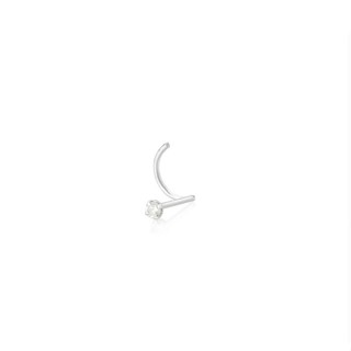 Piercing de Nariz Nostril Prata 925 em Oferta na Shopee
