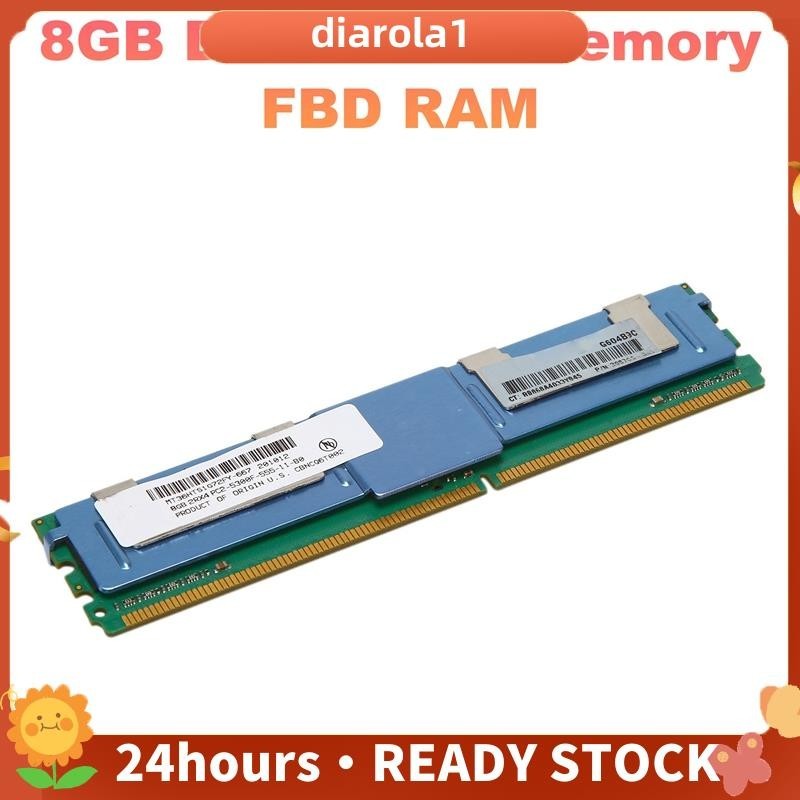 Memória Ram DDR2 667Mhz PC2 5300 240 Pinos DIMM 1.7V De 8GB Para Do Servidor