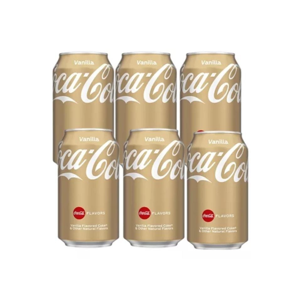 Coca Cola Sabor Baunilha Vanilla Coke Flavors 330ml - 6unid