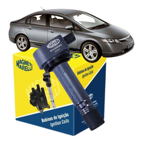 Bobina Ignição Magneti Marelli New Civic G8 1.8 2.0 2007 2008 2009 2010 2011 em Oferta na Shopee