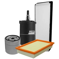 Kit Troca de Filtros Celta Prisma 1.0 1.4 Wega WKL184