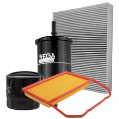 Kit Troca de Filtros Fox Gol G7 G8 Voyage 1.0 12V Flex Wega