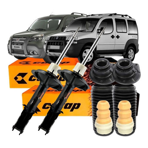 Kit Amortecedor Dianteiro Com Rolamento Cofap Original Doblo Adventure 1.8 2003 a 2019