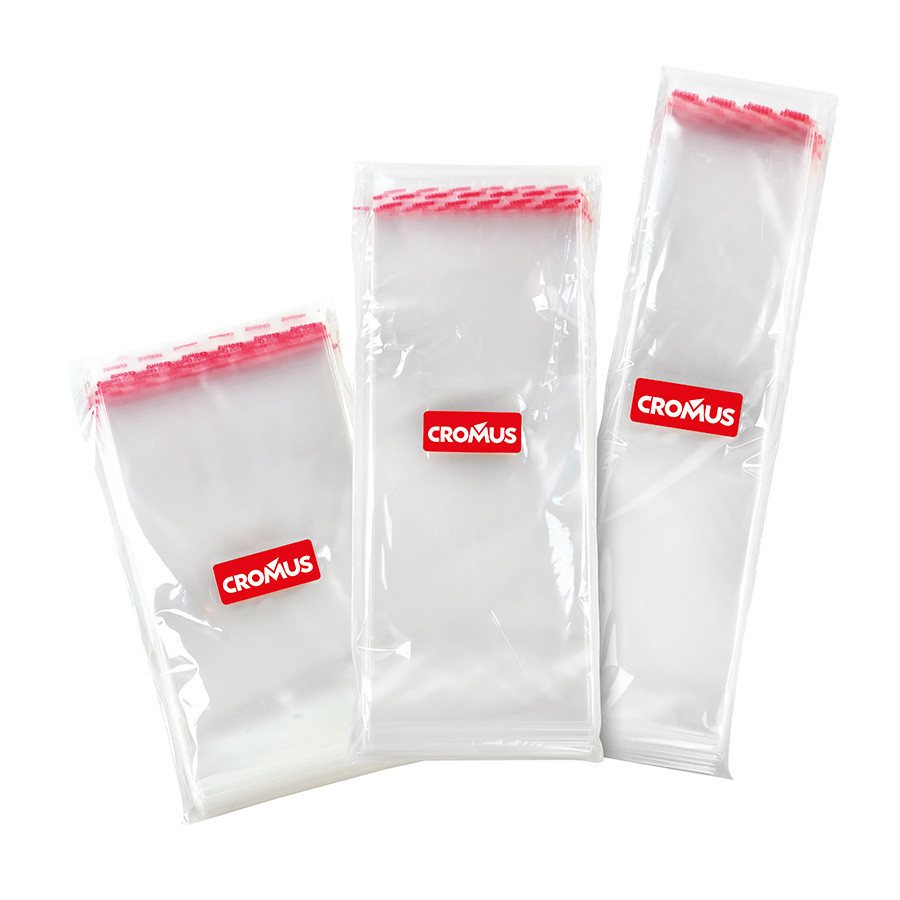 Saco Transparente - 8x18cm - 100 unidades - Cromus - Rizzo
