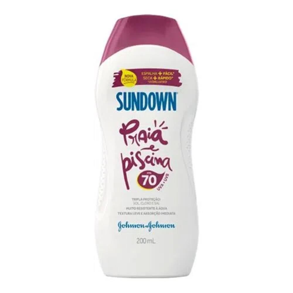 Protetor Solar Sundown Praia e Piscina FPS 70 200ml - Beauty