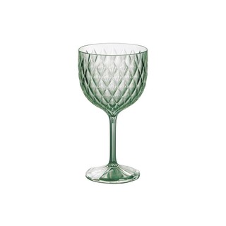 Taça Gin Plástico 540 ml Verde Glamour Plasútil em Oferta na Shopee