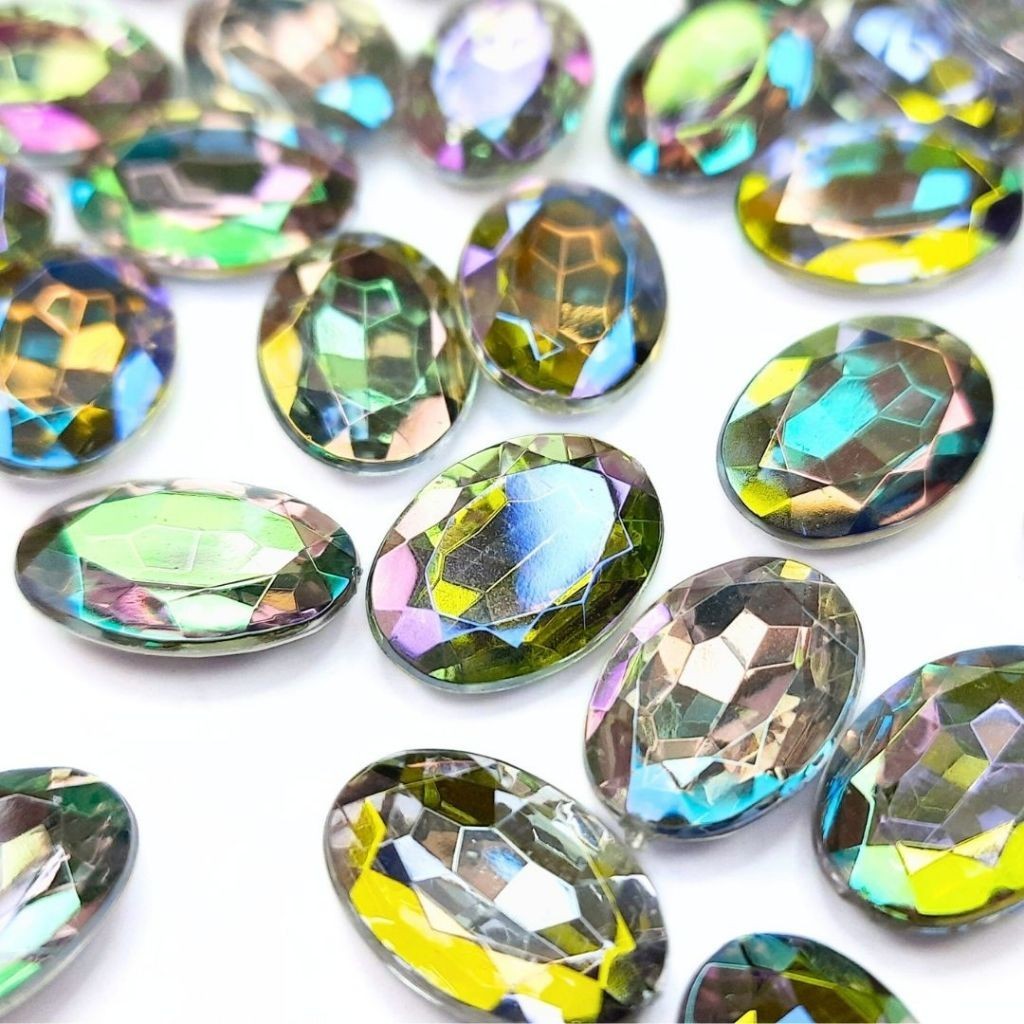 Chaton Oval 10x14mm - Furta Cor - Base Irregular em Oferta na Shopee