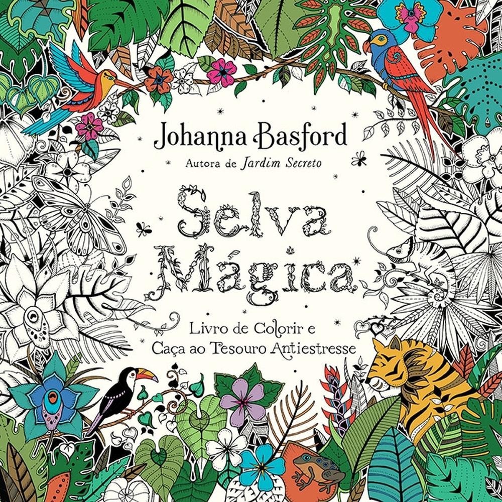 Livro de Colorir - Selva mágica - Livros Sorocaba