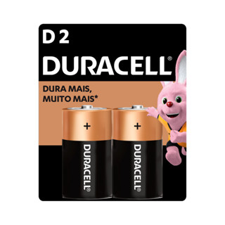Pilha Duracell Alcalina Grande D com 2 unid. em Oferta na Shopee