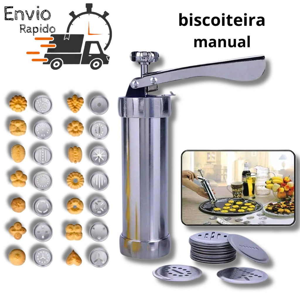biscoiteira maquina de biscoito manual bolacha decoracao do bolo mini fabrica de bolacha cookie em Oferta na Shopee