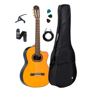 Violão Takamine Gc6 Ce N Préamp Tp4t Capa + Acessórios em Oferta na Shopee