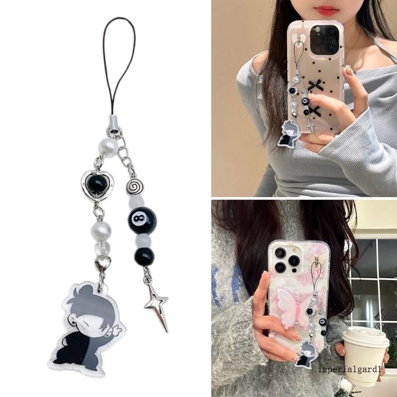 Imp Character Phone Lanyard Charm Para Porta-Chaves Meninas