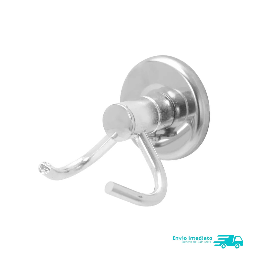 Cabide Gancho Banheiro Porta Toalha Duplo Aço Inox Alumínio em Oferta na Shopee