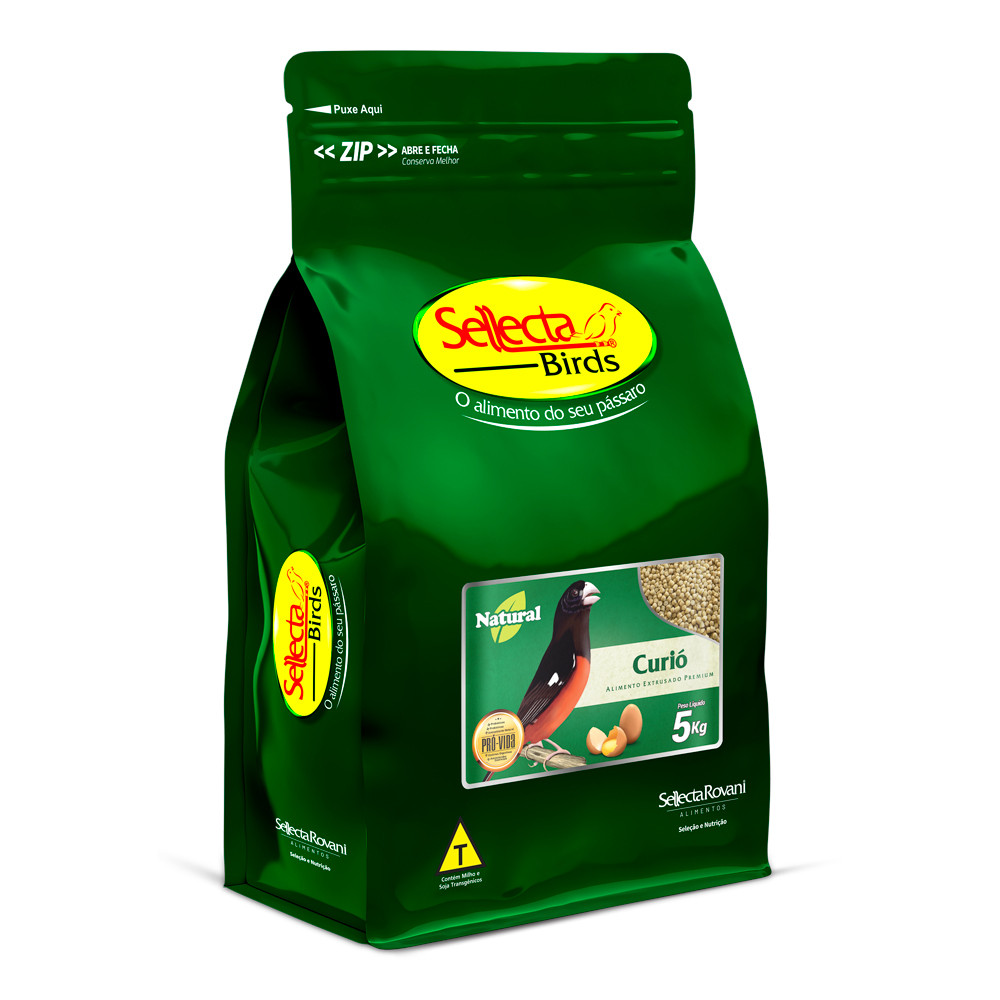Sellecta Natural Curió 5 Kg Extrusada