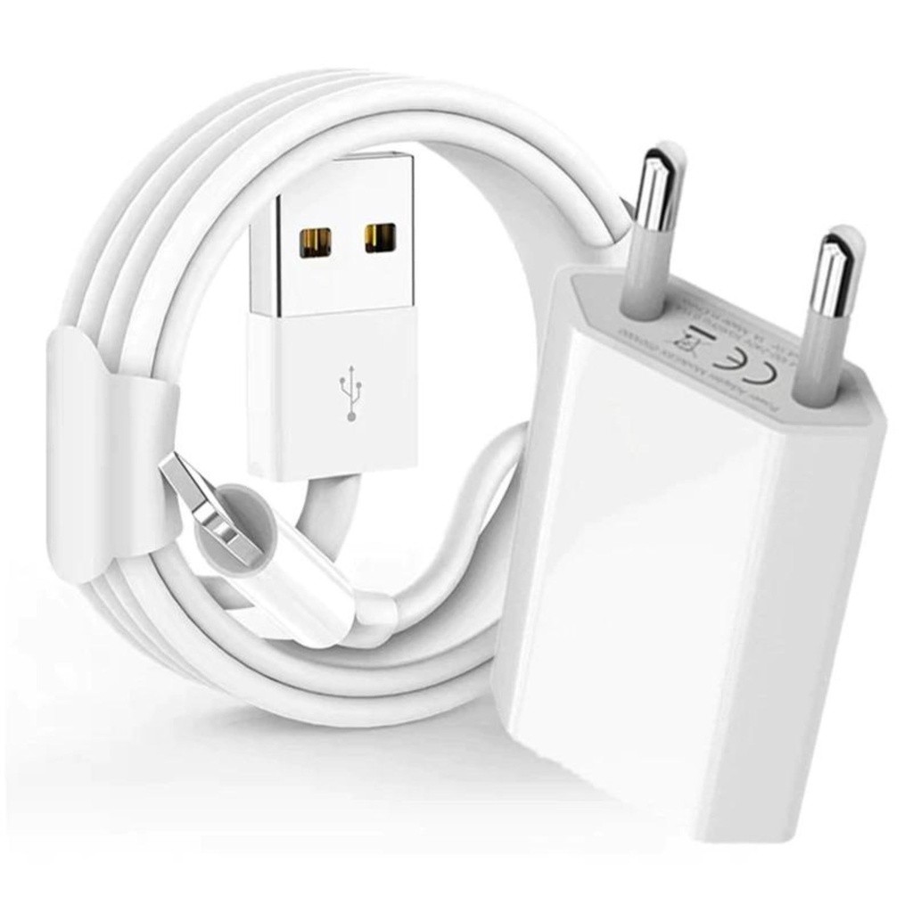Carregador Para iPhone 10W Com Cabo Usb 6 7 8 X Xr XsMax 11 12 13 14 Pro Max