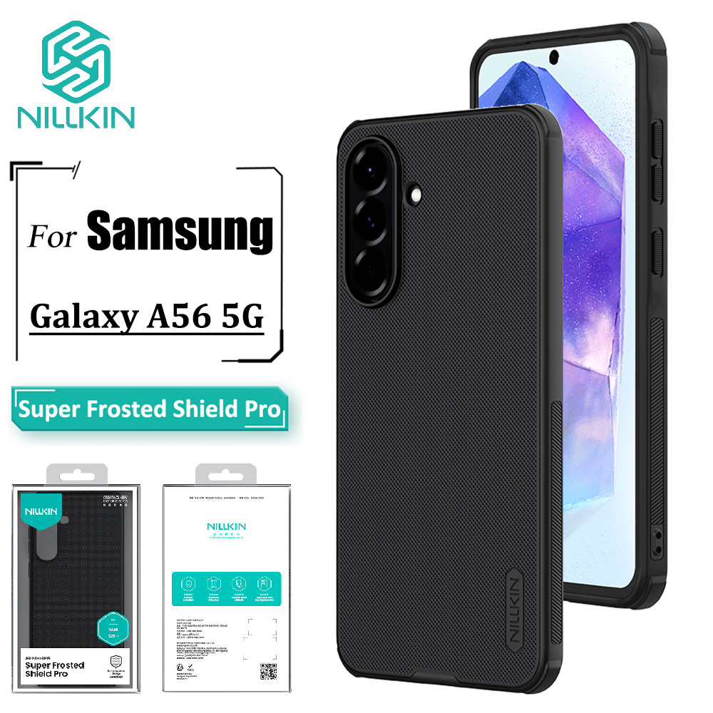 Nillkin Para Samsung Galaxy A56 5G Caso Super Frosted Shield Pro Anti Impressão Digital Capa Traseira À Prova De Choque em Oferta na Shopee