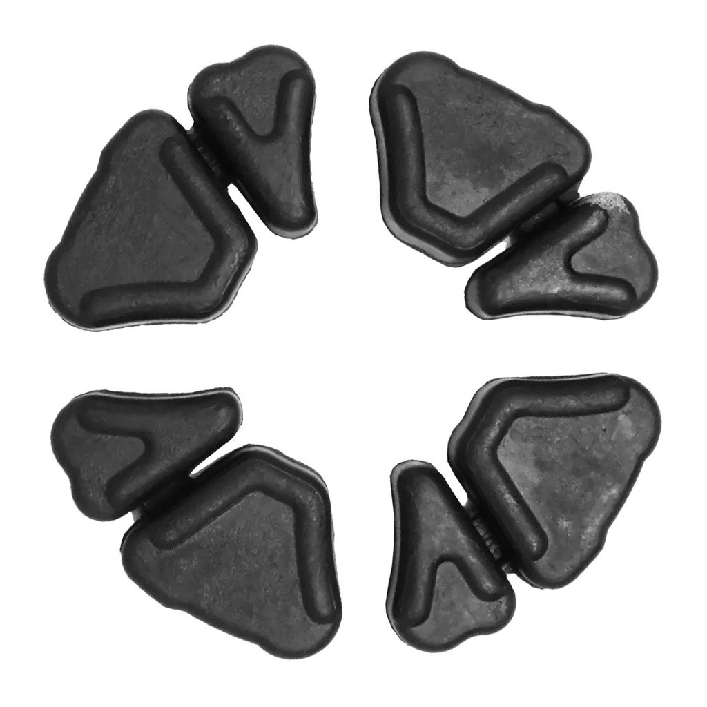 Bucha Coxim Biz 125 Nitrílica Kit 4 Peças Bucha Coroa