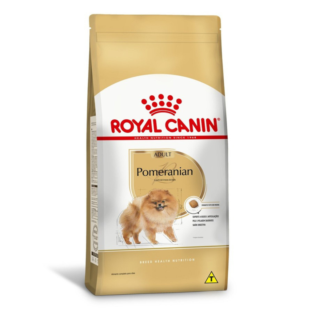 Ração Royal Canin Pomeranian Adult para Cães Adultos da Raça Lulu da Pomerânia 1kg em Oferta na Shopee