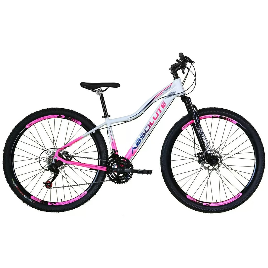 Bike Aro 29 MTB Absolute Hera 3x7 21 Marchas Rapid Fire Câmbios Shimano Freio a Disco