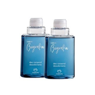 Kit 2 Refil Desodorante Corporal Biografia Masculino - 100 ml