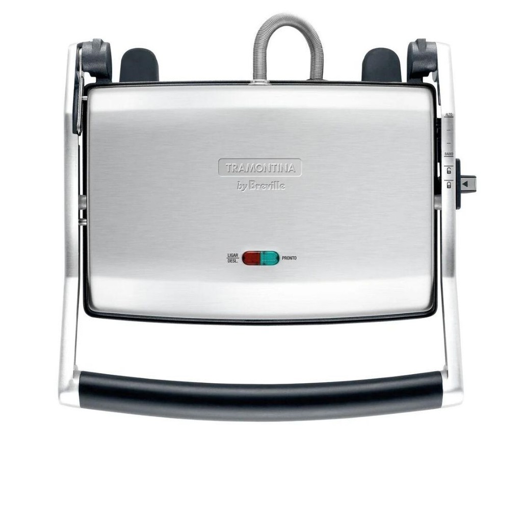 Sanduicheira Tramontina by Breville Express em Aço Inox Fosco com Chapa Flutuante