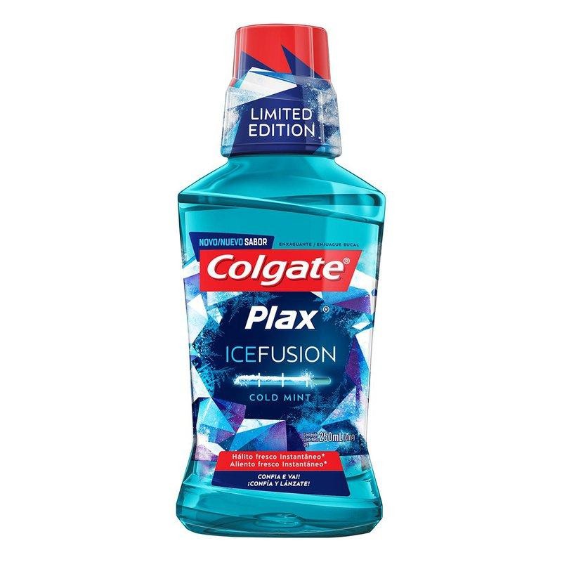 Enxaguante Bucal Colgate Plax Ice Fusion Cold Mint 250ml em Oferta na Shopee