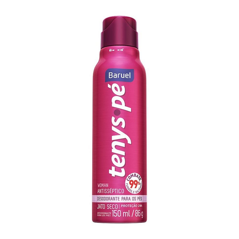 Desodorante Tenys Pé Baruel Jato Seco Woman 86g